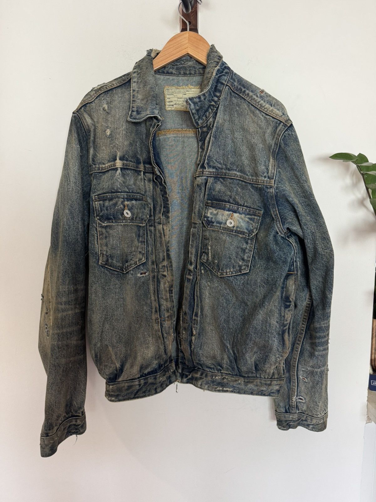 No Faith Studios Denim Zip Jacket Size US L / EU 52-54 / 3 - 1 Thumbnail