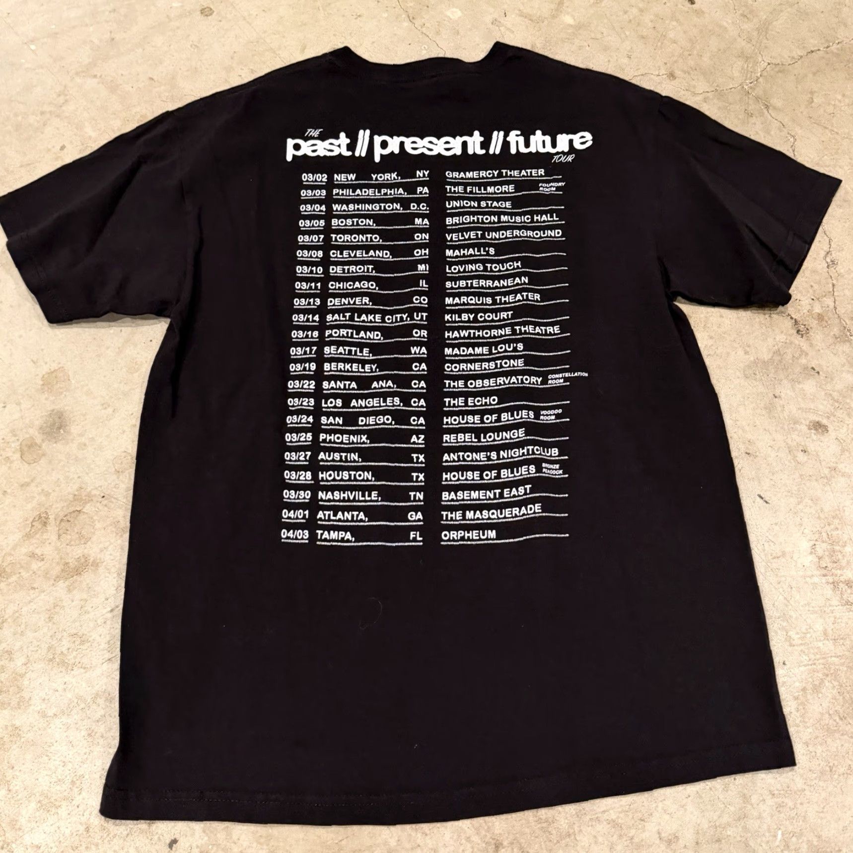 American Apparel Meet Me At The Altar Band Shirt Mens Large Black Graphic Band Tee Pop Punk Adult Size US L / EU 52-54 / 3 - 2 Thumbnail