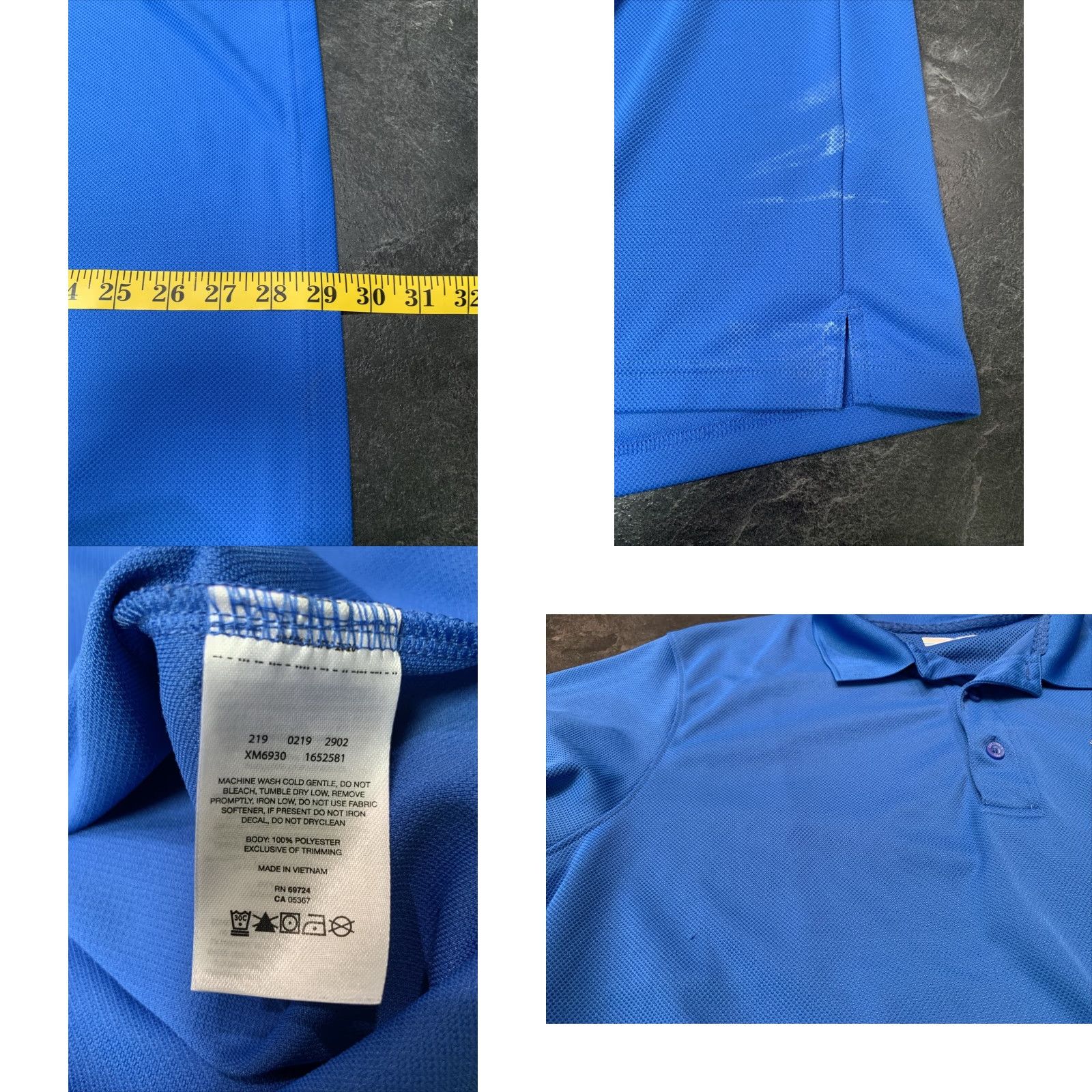 Vintage VINTAGE Columbia PFG Men’s Short Sleeve Polo Shirt 2XL Blue Fishing Sweat Activated Cooling Men Size US XXL / EU 58 / 5 - 8 Thumbnail