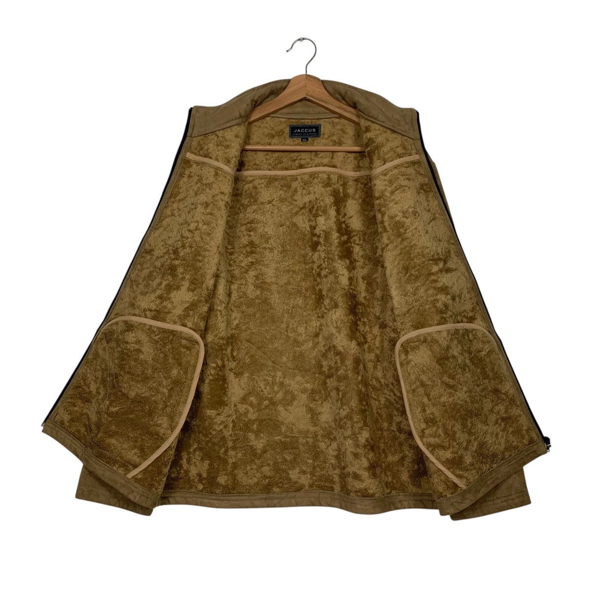 Japanese Brand JACCUS Fleece Lined Stand Collar Jacket #2835-C128 Size US L / EU 52-54 / 3 - 11 Thumbnail