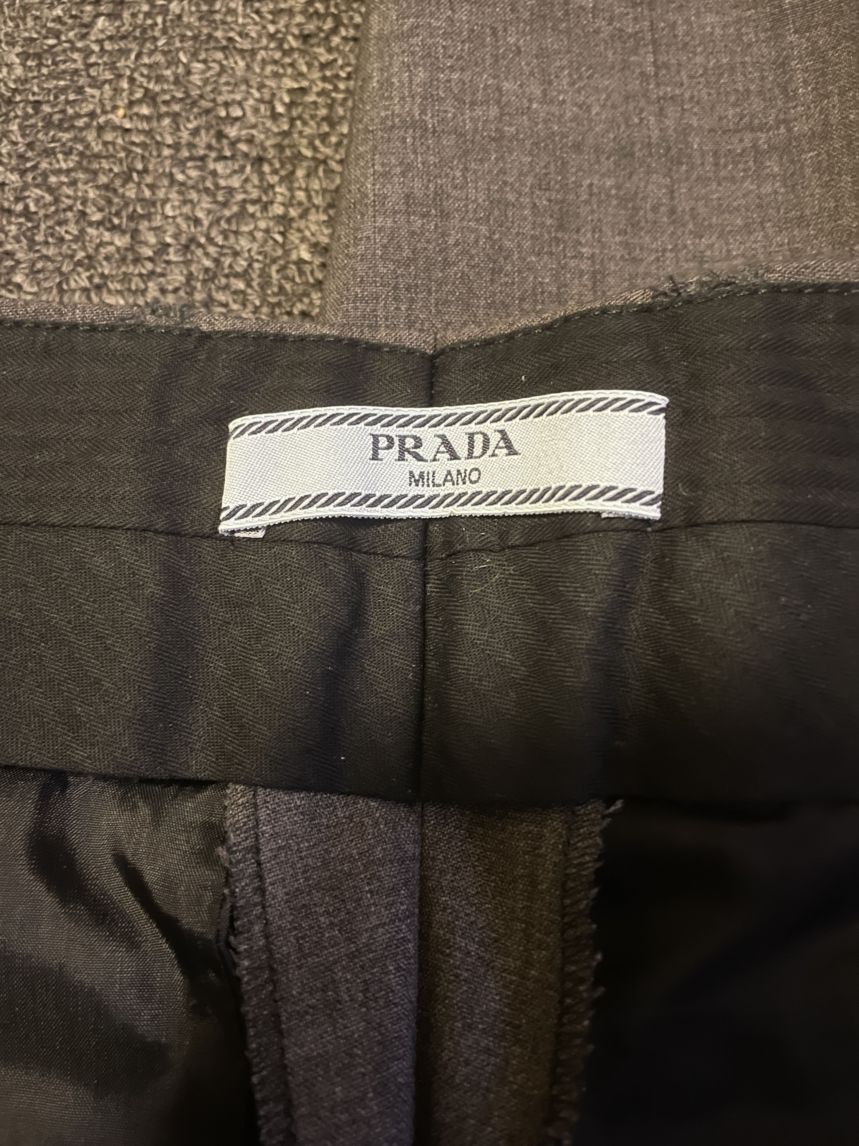 Prada Prada Women's Gray Suit Pants Size 38 Size 27" / US 4 / IT 40 - 6 Thumbnail