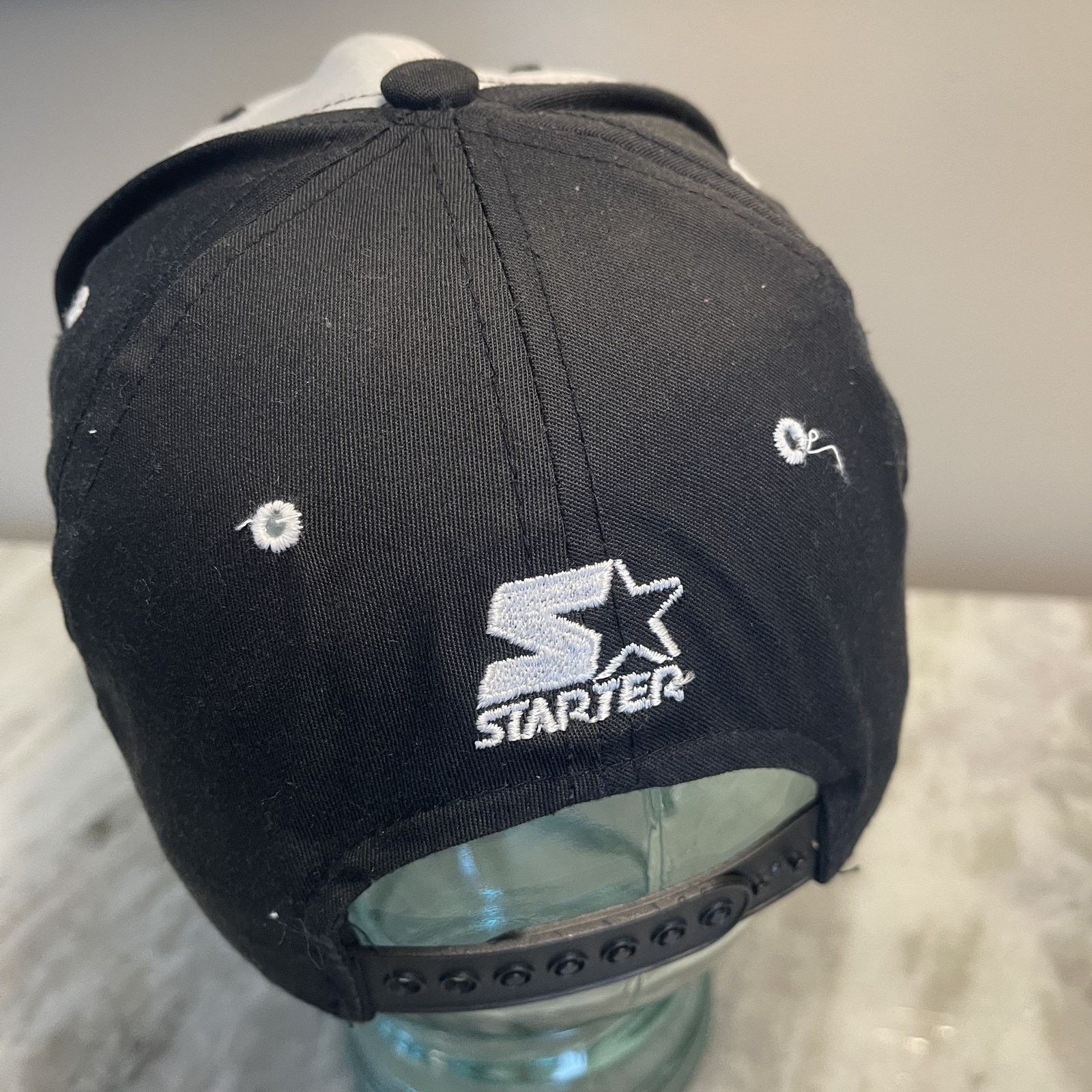 Starter Vtg New Jersey Devils Hat Snap Back Stanley Cup Starter 90s Size ONE SIZE - 6 Thumbnail