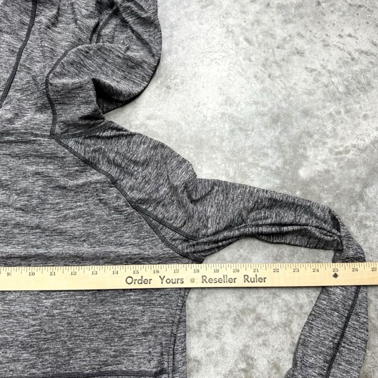 Athleta Athleta Jacket Womens XS Gray Hooded Full Zip Heathered Pockets Zip Size XS / US 0-2 / IT 36-38 - 7 Thumbnail