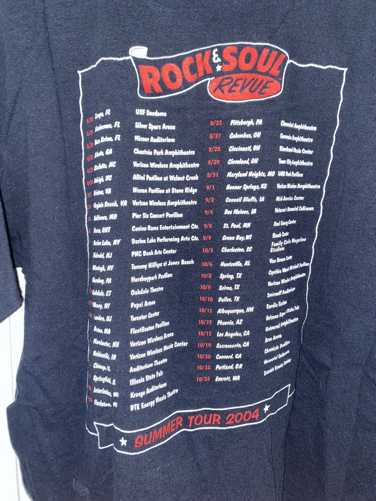 Band Tees × Vintage Rock and Soul Revue Summer Tour 2004 Size US L / EU 52-54 / 3 - 4 Thumbnail