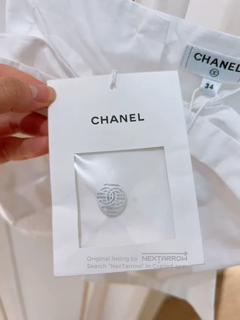 Chanel Chanel 20C Early Spring Vacation White Bow Strap Vest Size XXS / US 00 / IT 34 - 8 Thumbnail