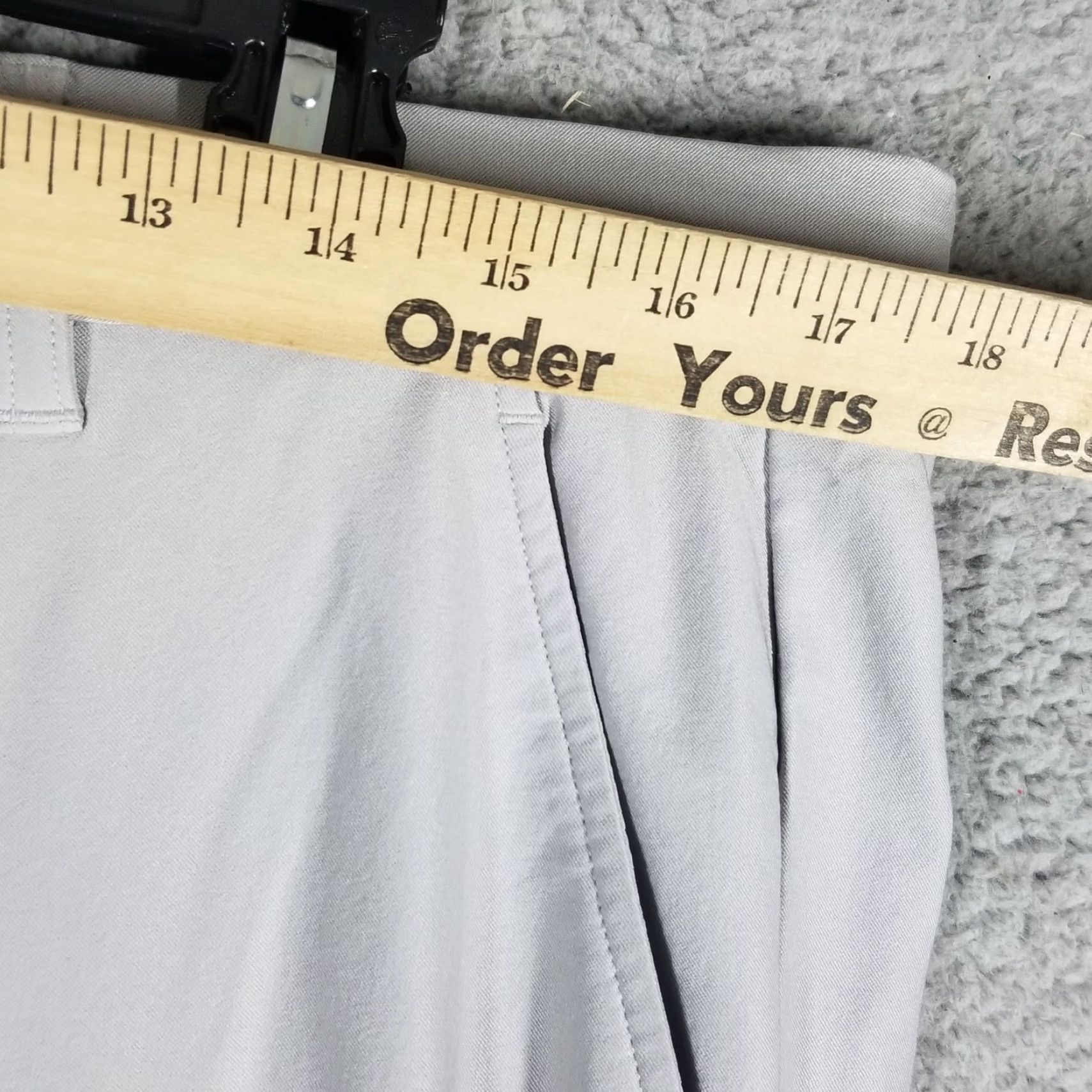 Adidas Adidas Pants Mens 35x34 Gray Golf Performance Athletic Straight Leg Lightweight Comfort Stretch Moisture Wicking Pockets Zip Front Flat Size US 35 - 4 Thumbnail