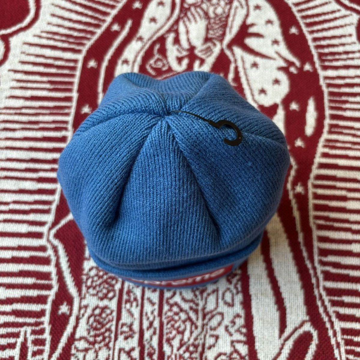 New Era × Supreme FW22 Supreme New Era Box Logo Beanie Blue OS Size ONE SIZE - 6 Thumbnail