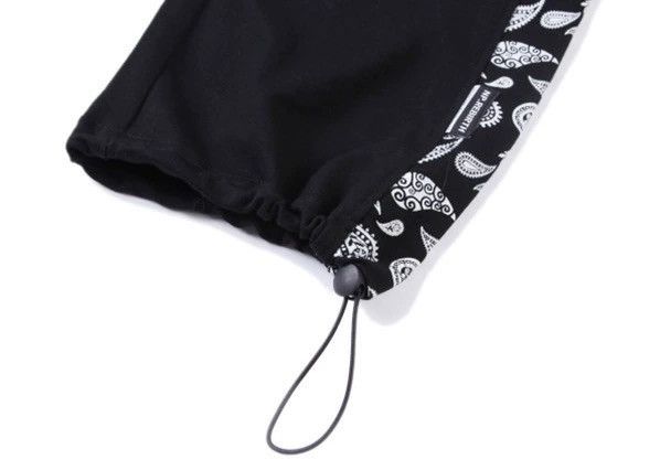 Avant garde retro side paisley pants sweatpants jogger