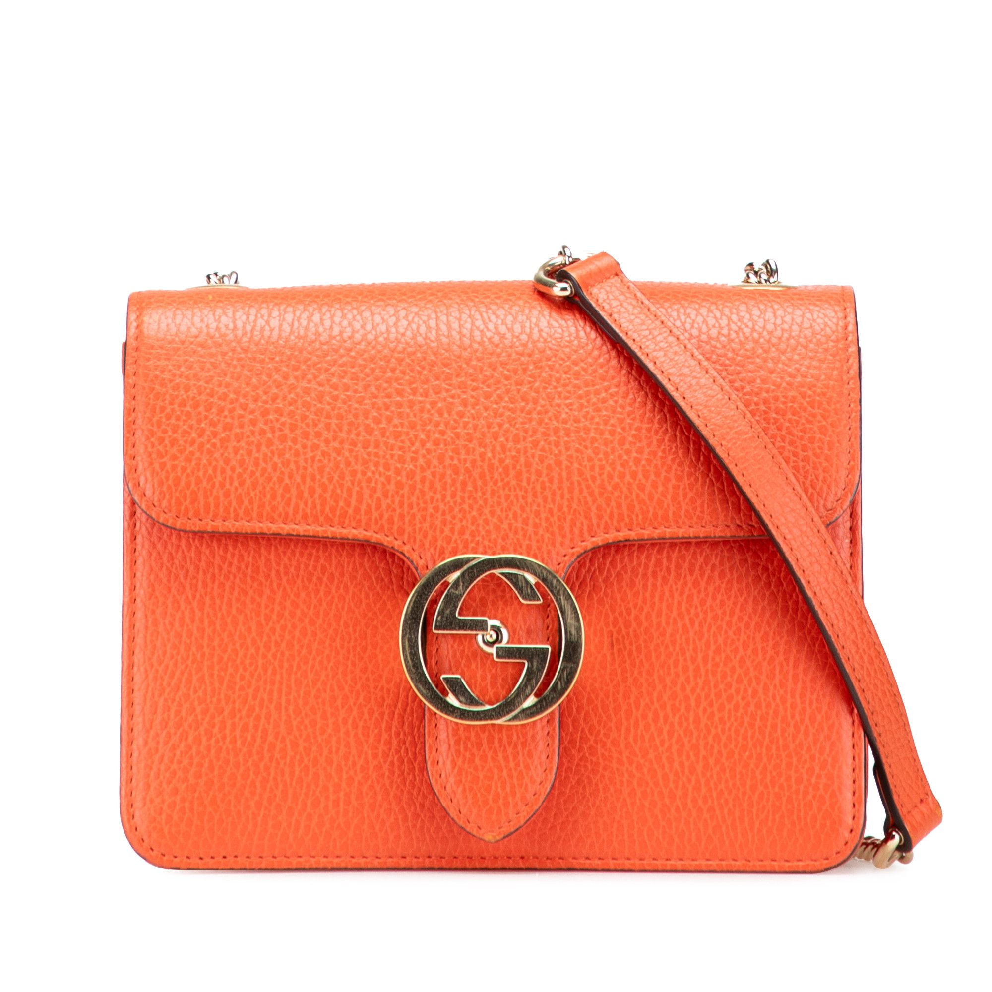 Gucci Gucci Small Dollar Calfskin Interlocking G Crossbody Size ONE SIZE - 1 Thumbnail