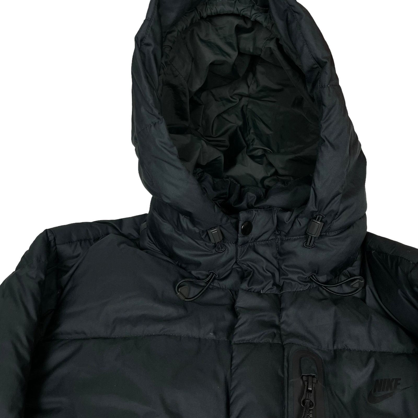 Nike × Vintage Nike Adult Black Long Sleeve Hooded Full Zip Puffer Jacket M Size US M / EU 48-50 / 2 - 4 Thumbnail