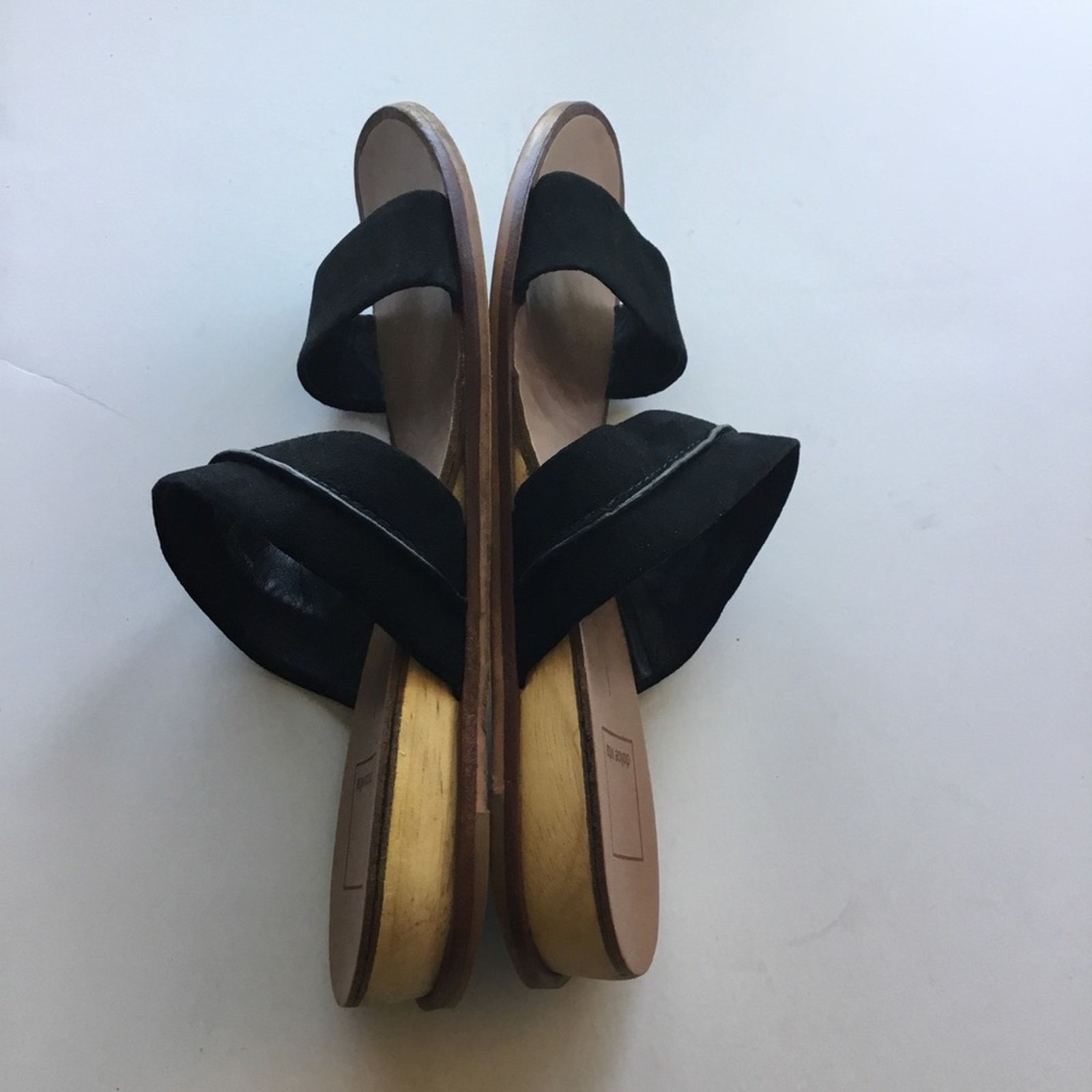 Dolce Vita Dolce Vita Black Slip On Sandals Size US 6.5 / IT 36.5 - 3 Thumbnail