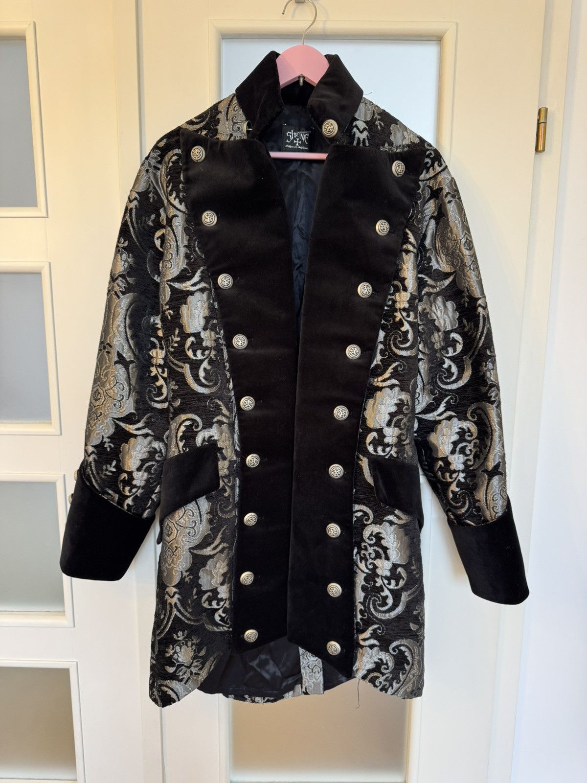 Other Shrine of Hollywood Dragon Coat Silver/Black Tapestry Size US L / EU 52-54 / 3 - 1 Thumbnail