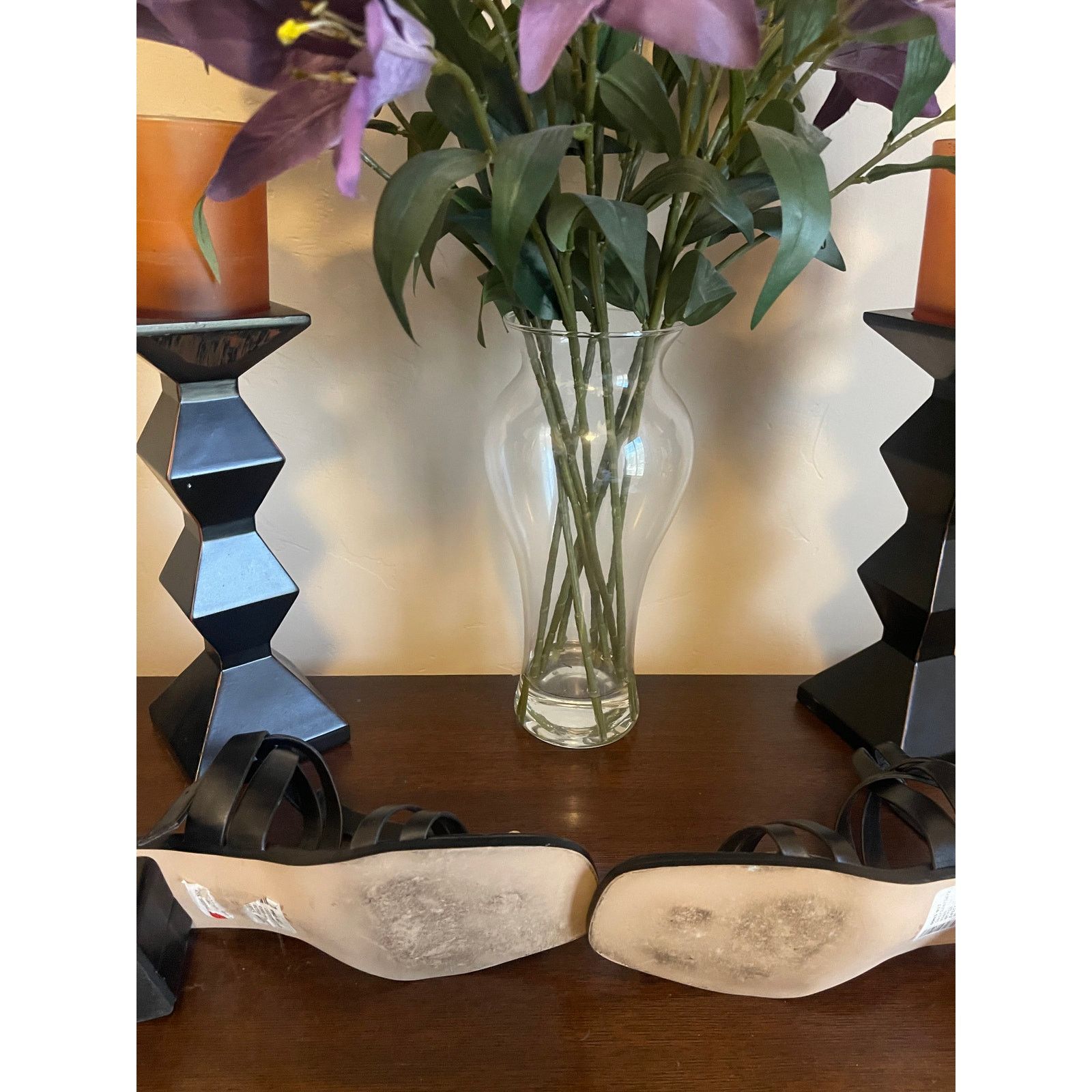 BCBGeneration BCBG Generation “Erica Smooth” Strappy Black Sandals Size 8 Size US 8 / IT 38 - 4 Thumbnail