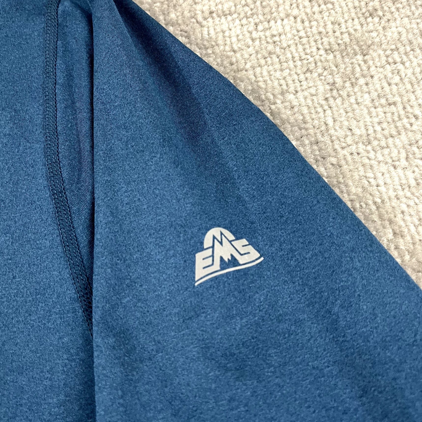 Eastern Mountain Sports EASTERN MOUNTAIN SPORTS Jacket Mens 2XL Blue 1/4 Zip Pullover Techwick Hike Jacket/Coat Regular Outdoor Sports Hiking Walking Blue 2XL Mens Size US XXL / EU 58 / 5 - 6 Thumbnail