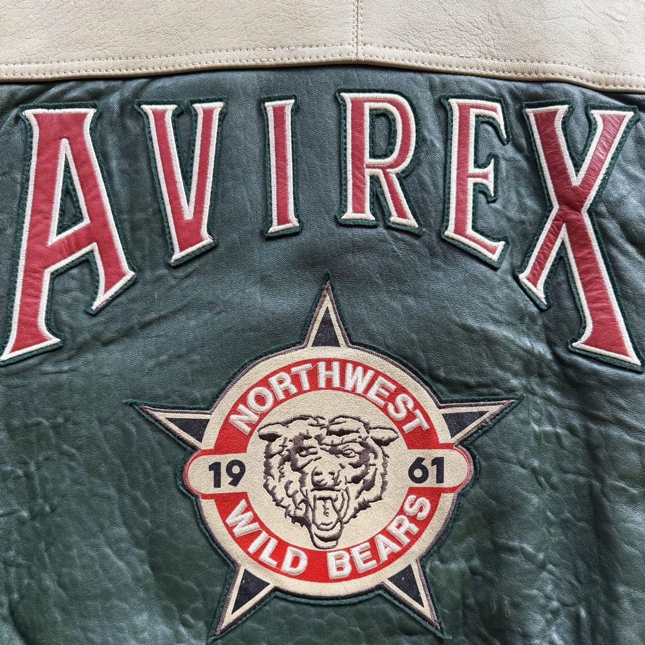 Avirex Avirex North West Wildbears Leather Varsity Jacket Size US XS / EU 42 / 0 - 4 Thumbnail