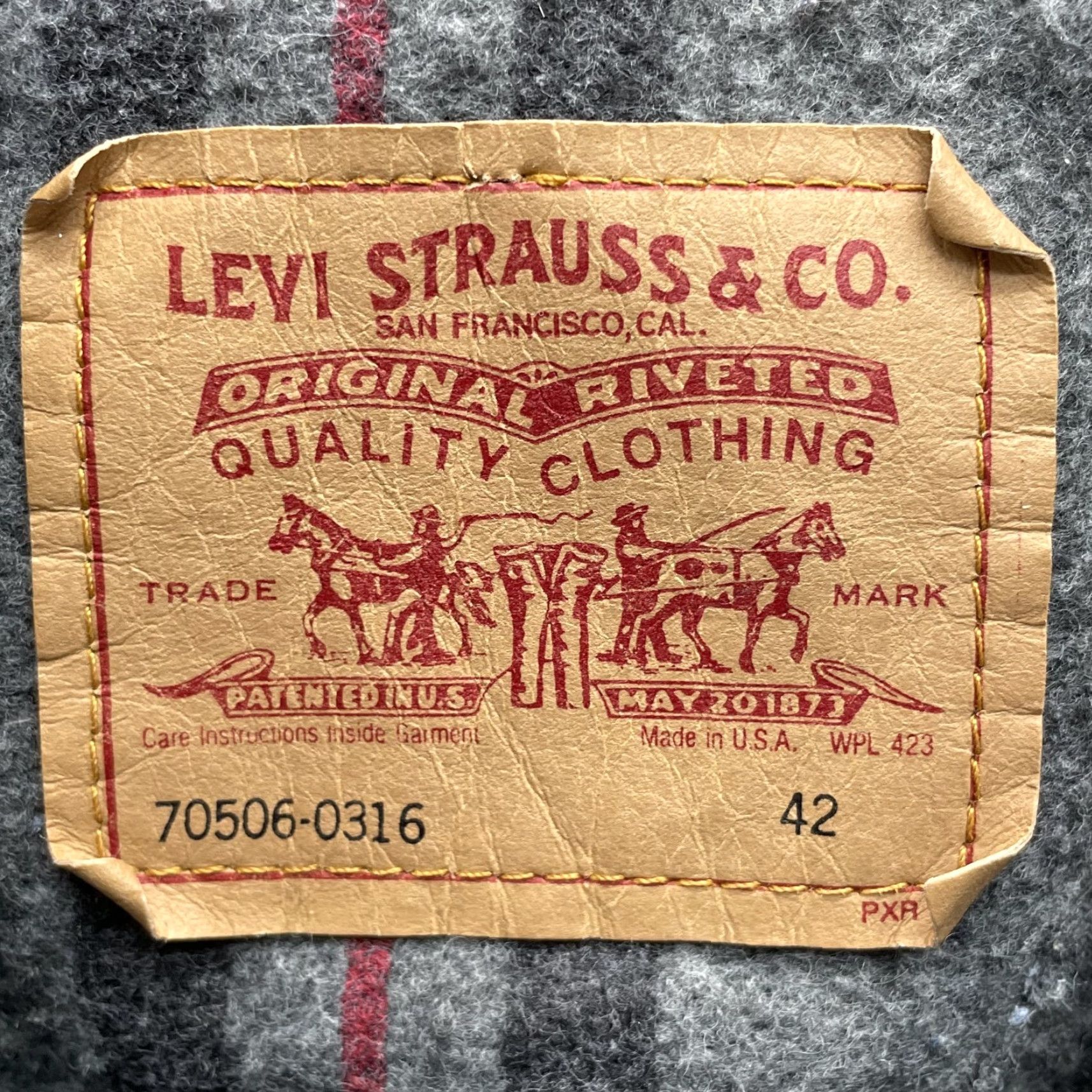 Levi's VINTAGE Levi's Trucker Jean Jacket Men's 42 Flannel Lined Thermal Workwear 90's USA Size US 42 / EU 58 - 4 Thumbnail