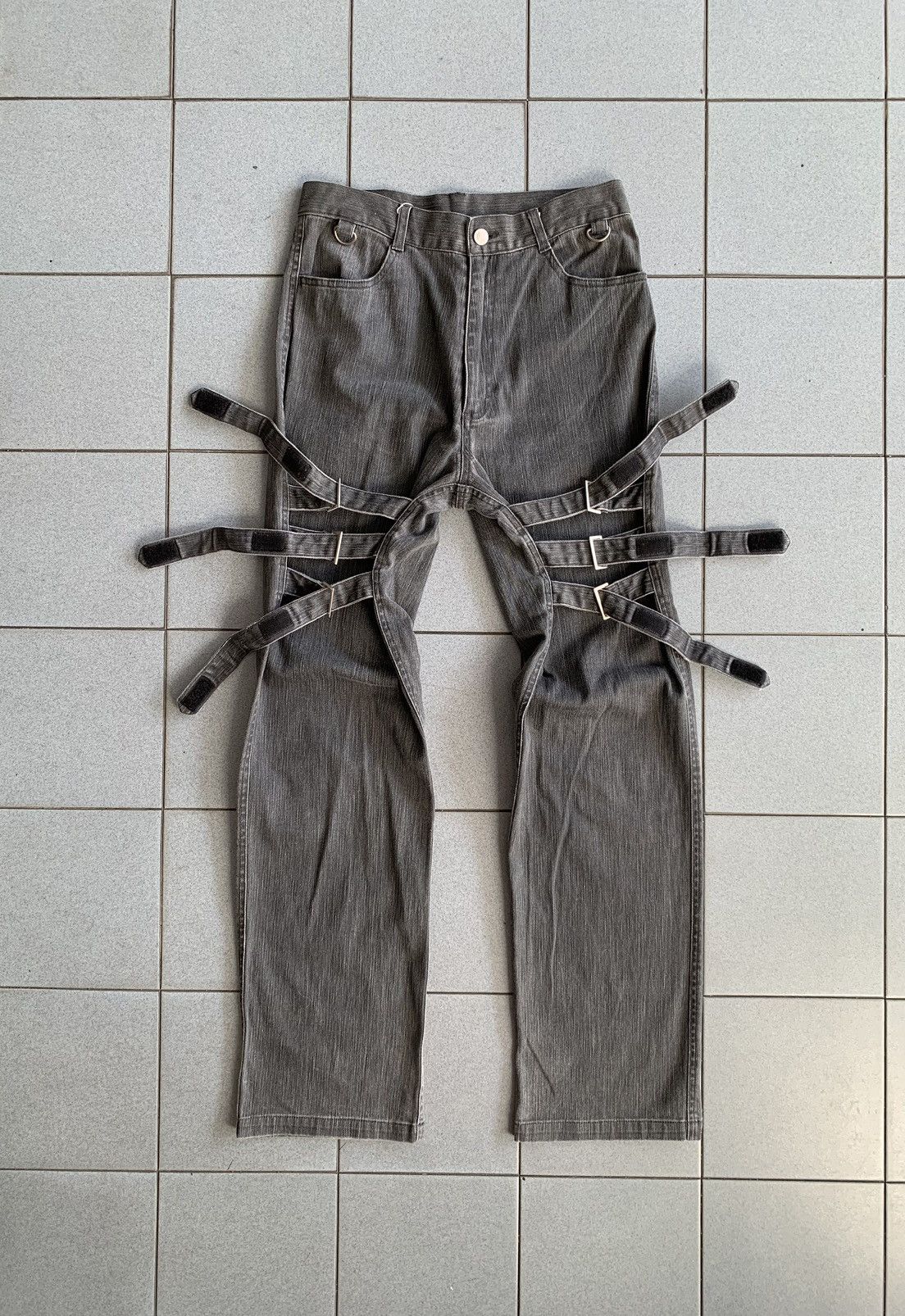 パンツ Japanese label 00s archive ML Jeans BK 00S Drunknmunky Denim Pants Extra Thick Baggy Jeans Kanji