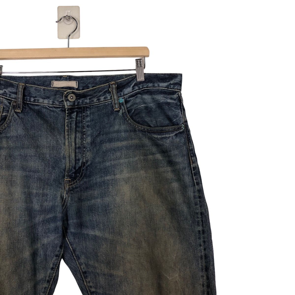 Japanese Brand 🔥Vintage Denim Jeans Uniqlo Japan Issey Miyake Size US 40 / EU 56 - 6 Thumbnail
