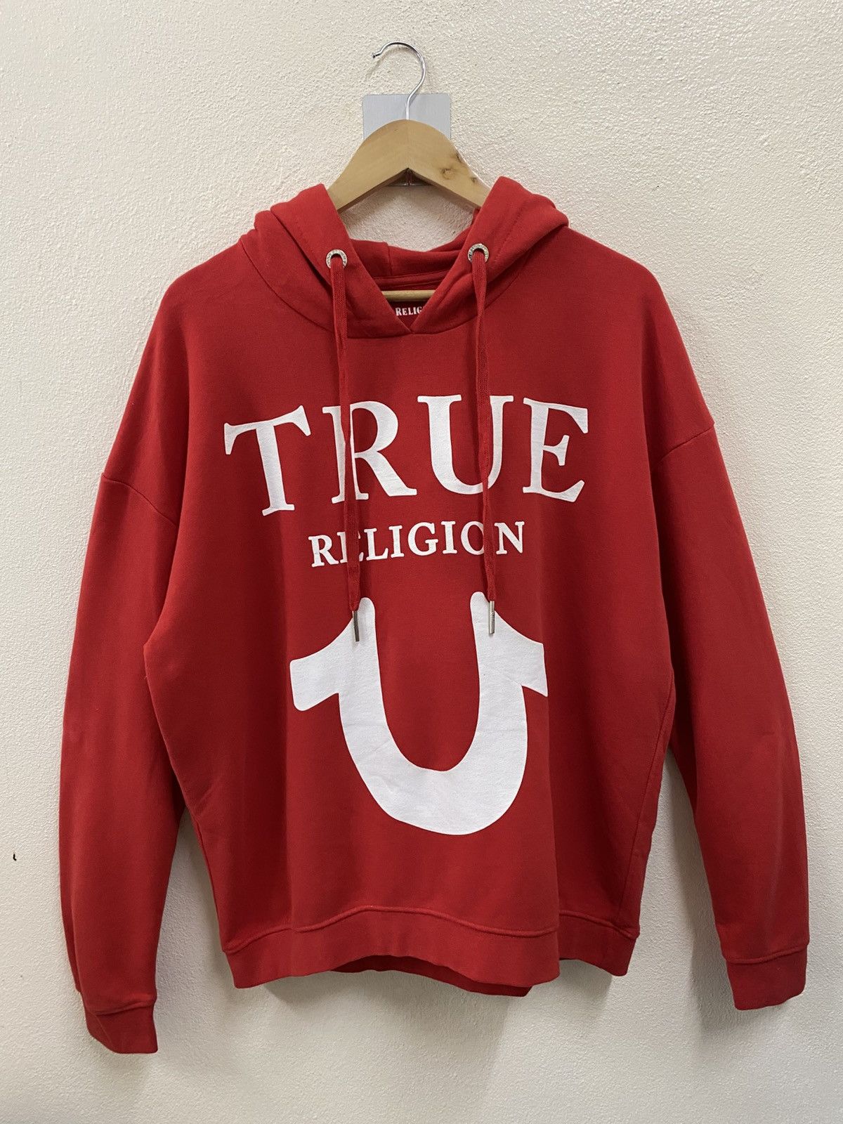 True Religion True Religion Hoodie Pullover - Red Size US L / EU 52-54 / 3 - 1 Thumbnail