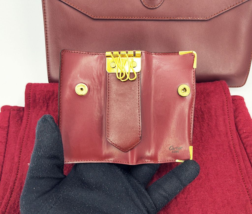 Cartier CARTIER Must de Cartier clutch bag with key holder Size ONE SIZE - 3 Thumbnail