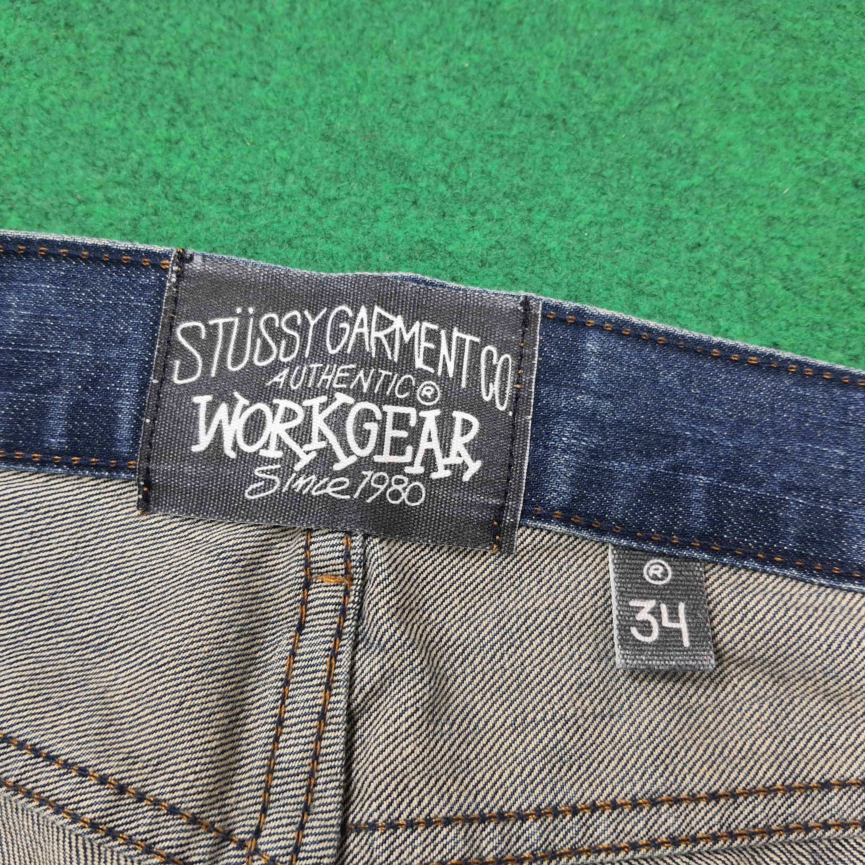 Stussy Vintage Stussy Streetwear Custom Logo Jeans C297N3 Size US 34 / EU 50 - 7 Thumbnail