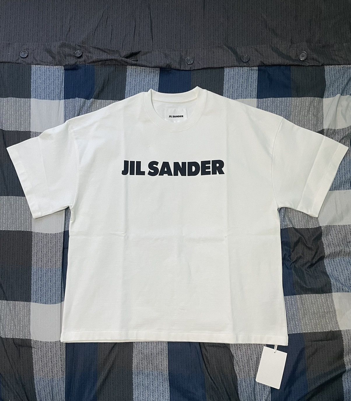 image of Jil Sander White Boxy T-Shirt, Men's (Size XL)