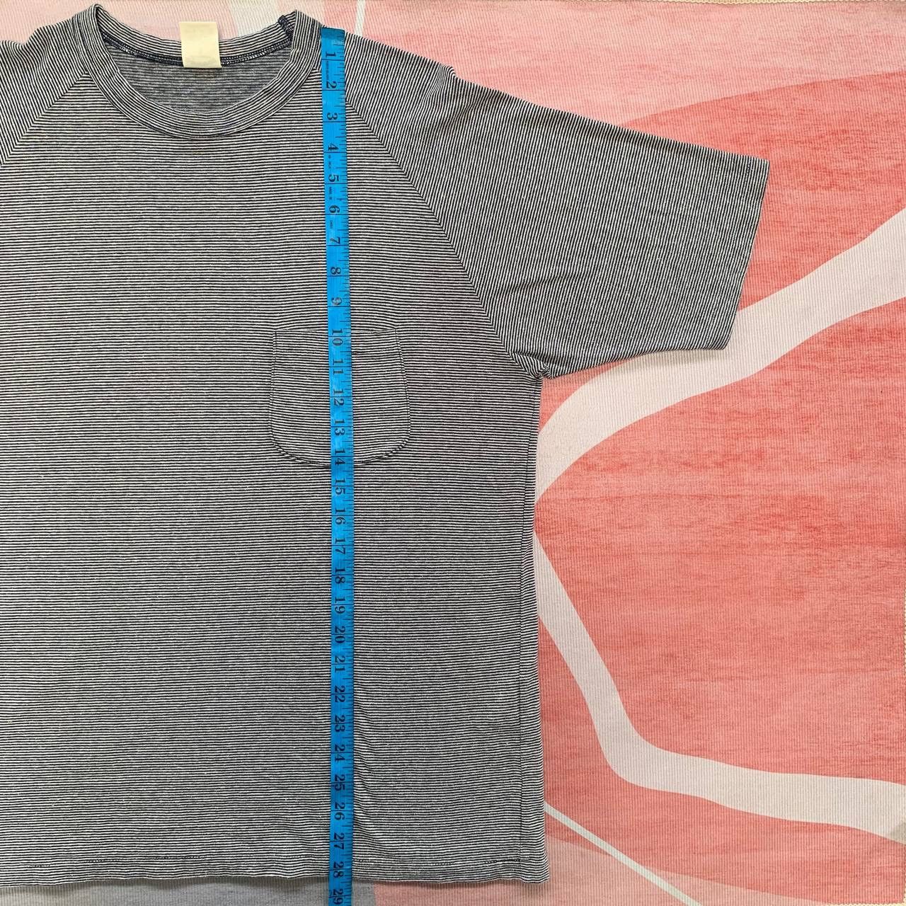 OMNIGOD Rare Omnigod Japan Stripe Single Pocket Tees Size US L / EU 52-54 / 3 - 9 Thumbnail