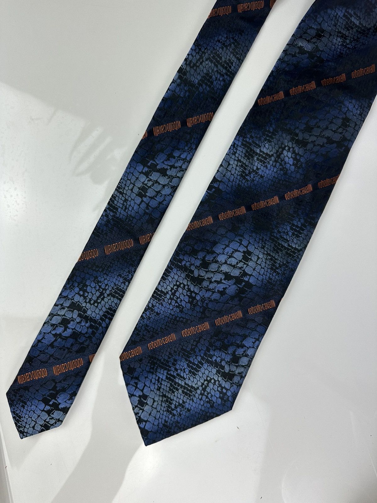 Roberto Cavalli Rare Roberto Cavalli Silk Tie Size ONE SIZE - 2 Thumbnail