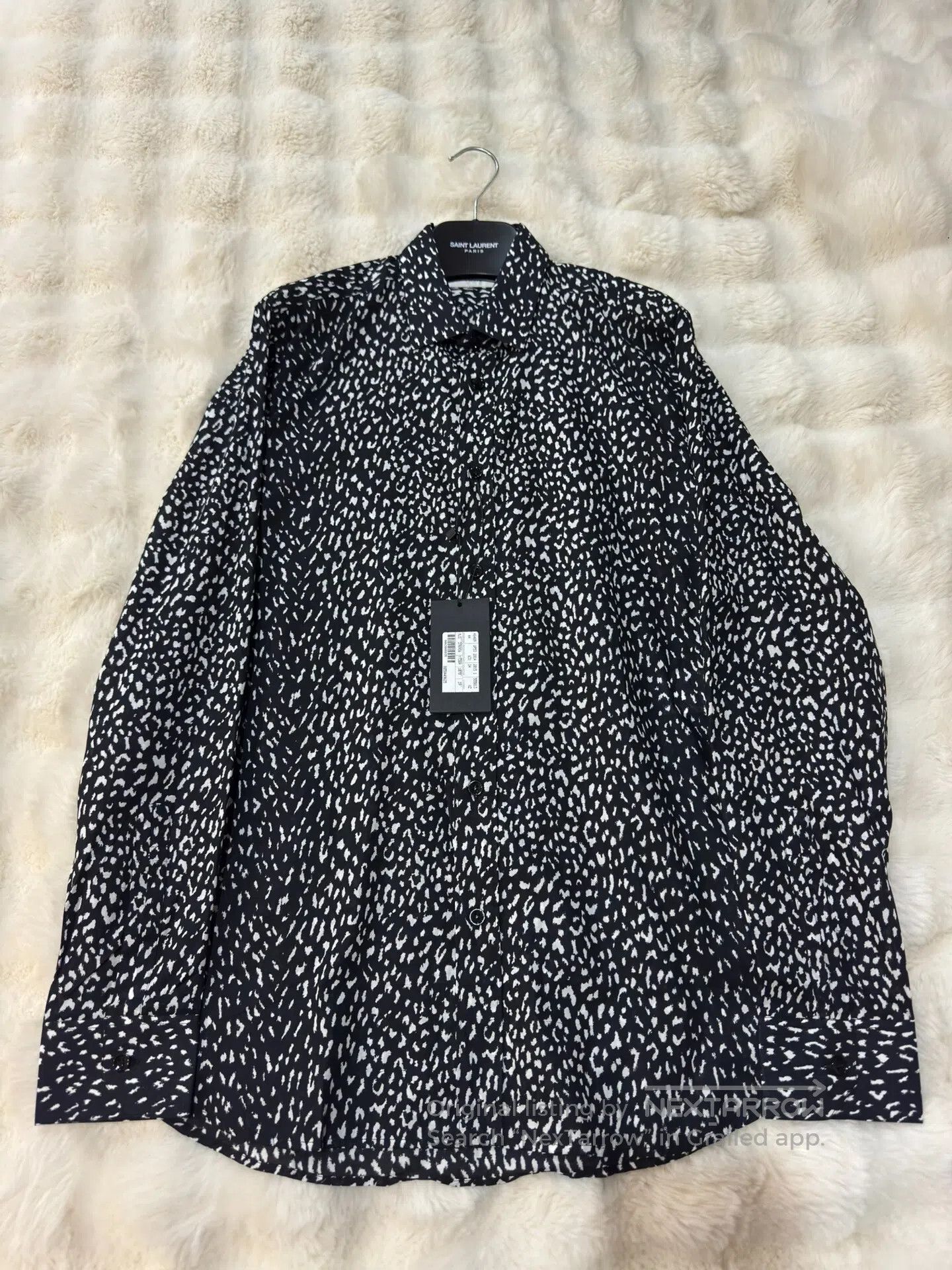 Other Saint Laurent Paris size 39 Original Year Black Leopard Pr Size US S / EU 44-46 / 1 - 1 Thumbnail