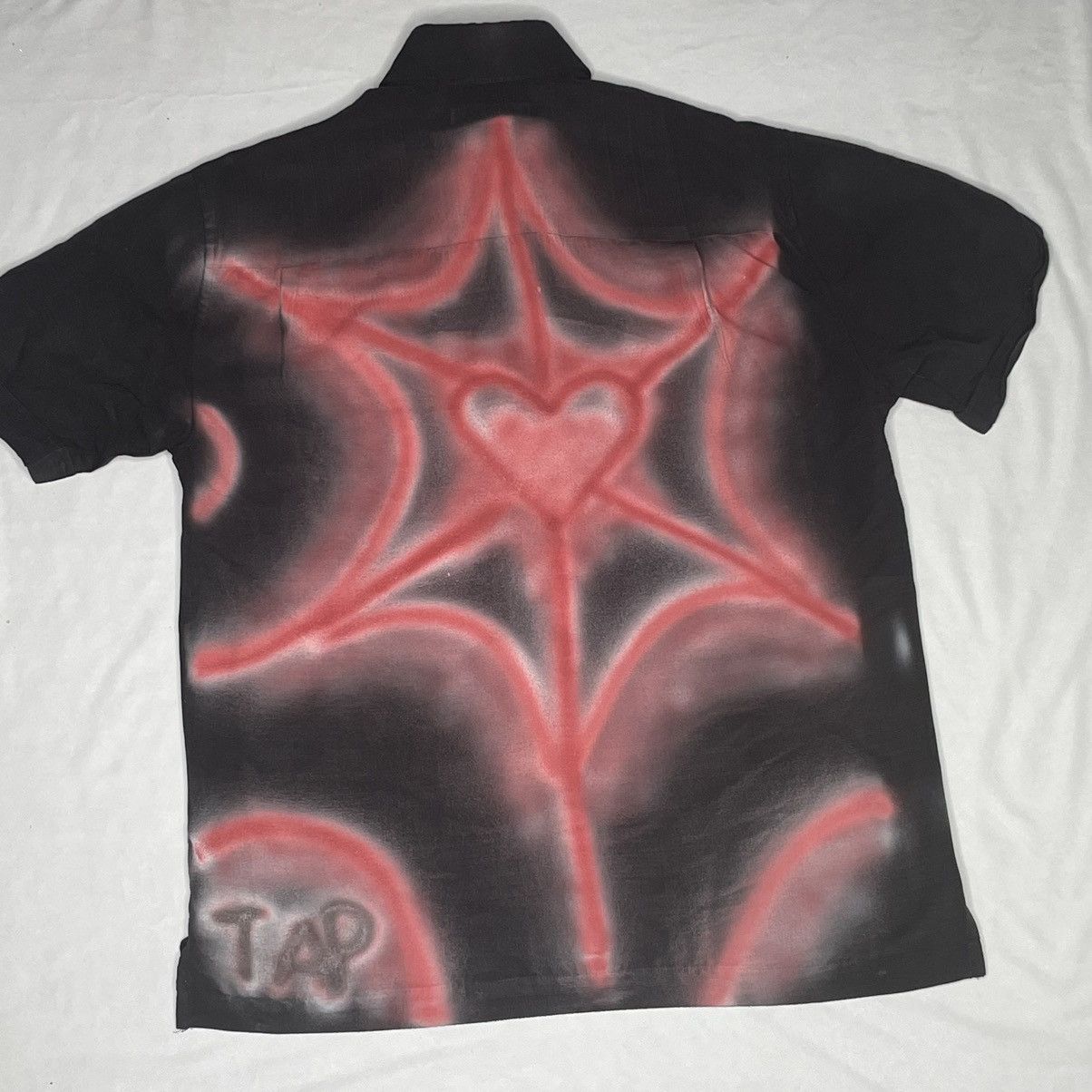 Cubavera Airbrush y2k grunge button Size US S / EU 44-46 / 1 - 1 Thumbnail