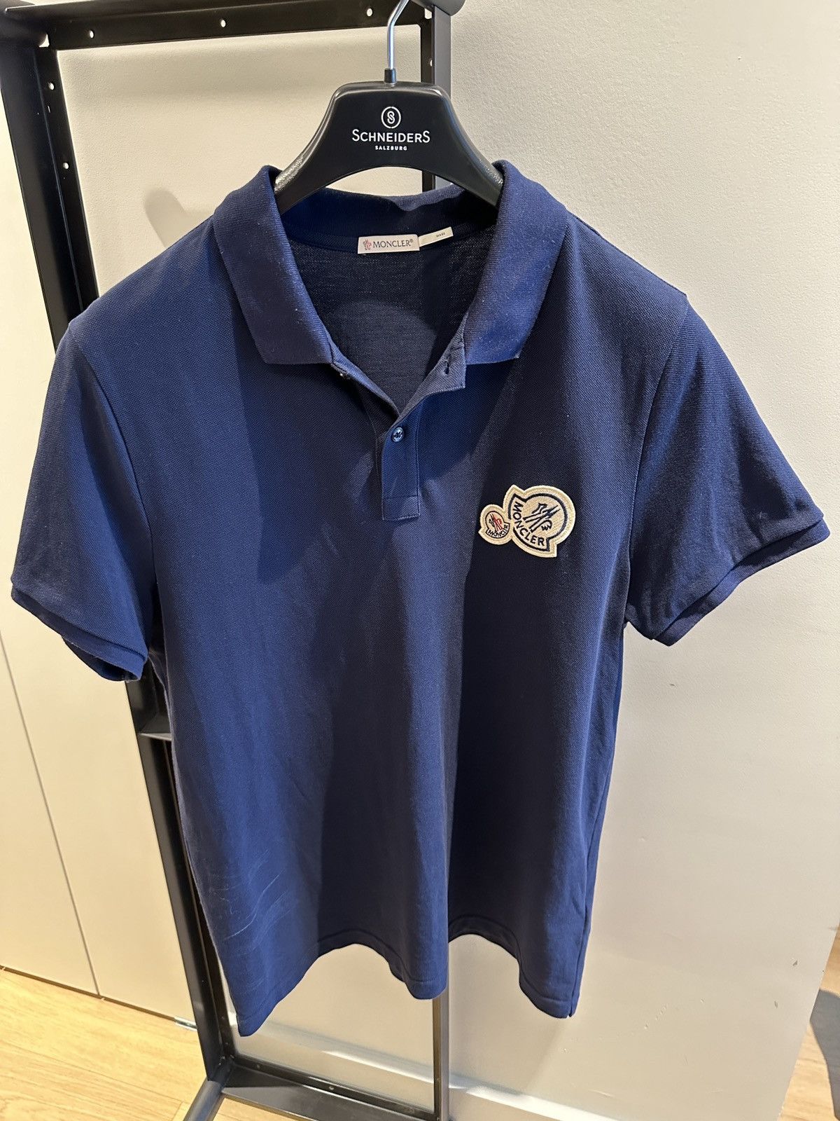 Moncler double logo polo Tops