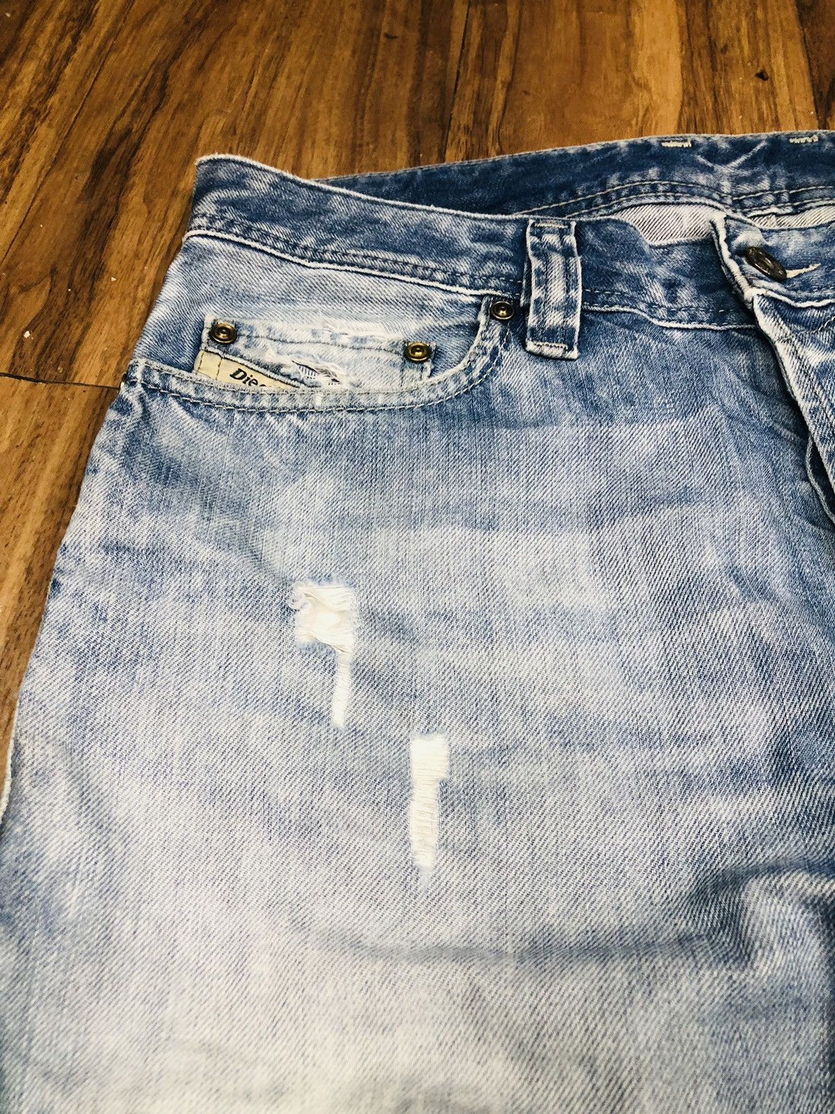 Diesel Diesel Industry Distress Jeans (33) Size US 28 / EU 44 - 8 Thumbnail