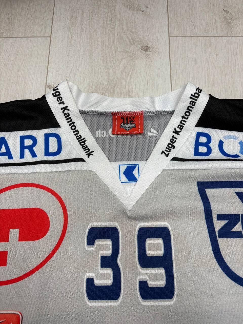 NHL EVZ Zug 2009/2010 Ice Hockey #39 ZURKIRCHEN Size US XL / EU 56 / 4 - 3 Thumbnail