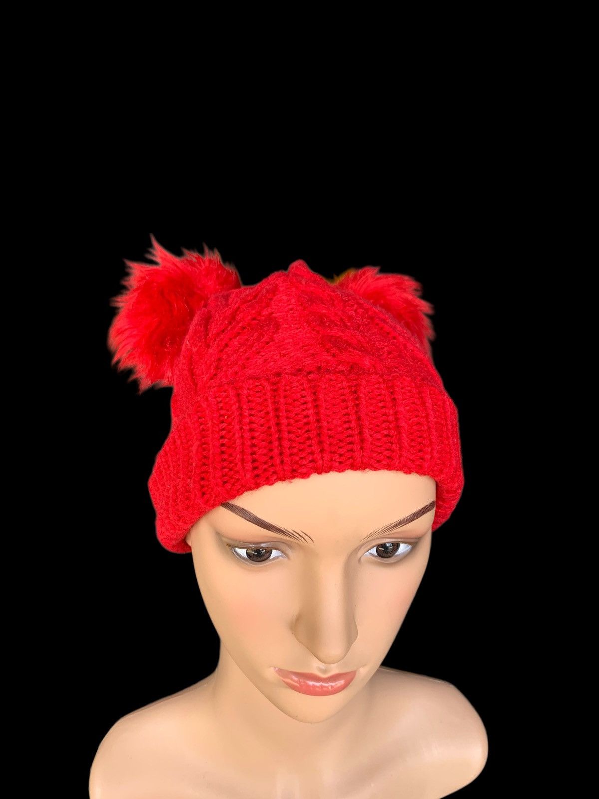 Japanese Brand × Kapital × Vintage Combo Two Beanies Hat Knitt Crochet Cute Size ONE SIZE - 9 Thumbnail