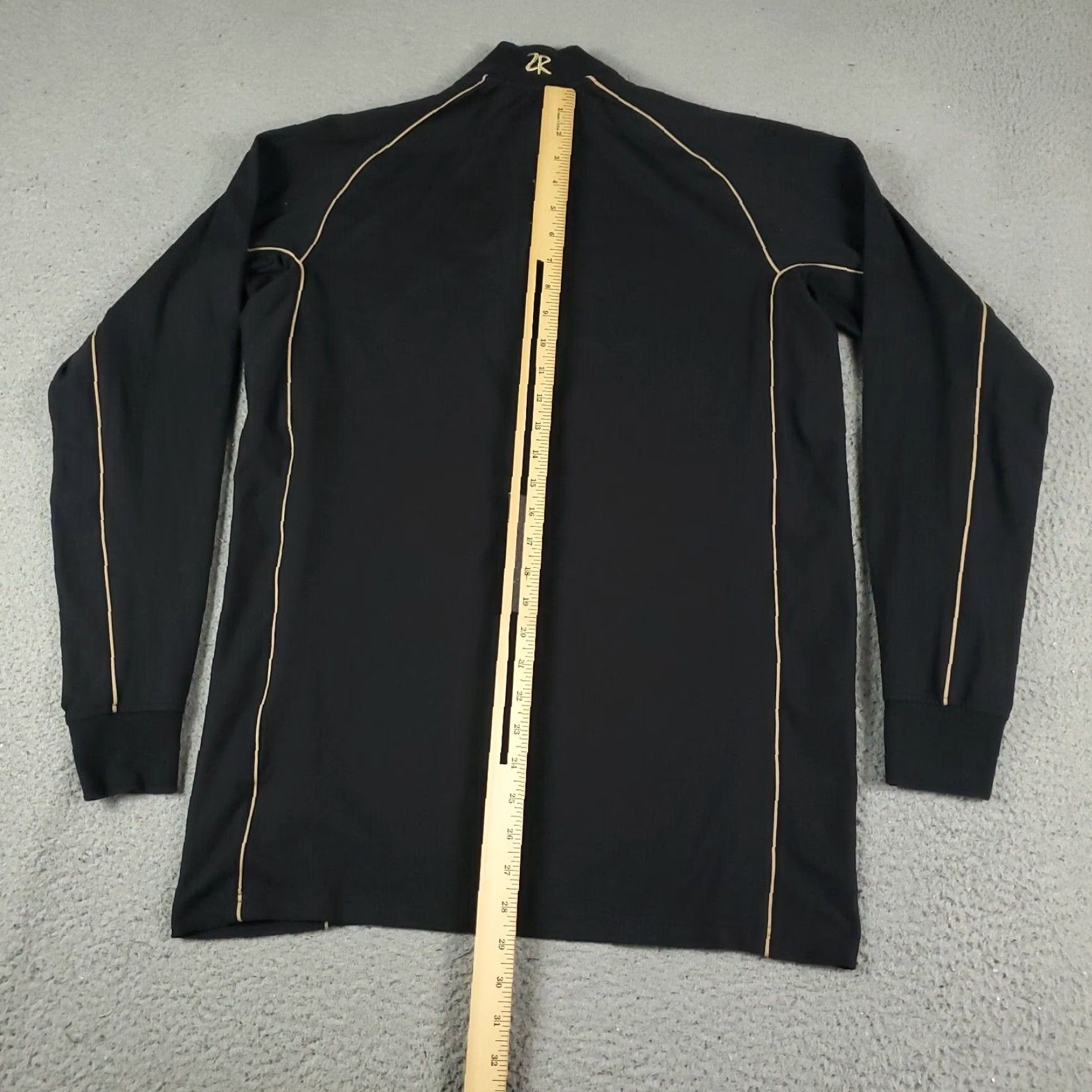 Vintage Zero Restriction Sweater Mens Medium Black 1/4 Zip Up Pullover Sweatshirt Size US M / EU 48-50 / 2 - 5 Thumbnail