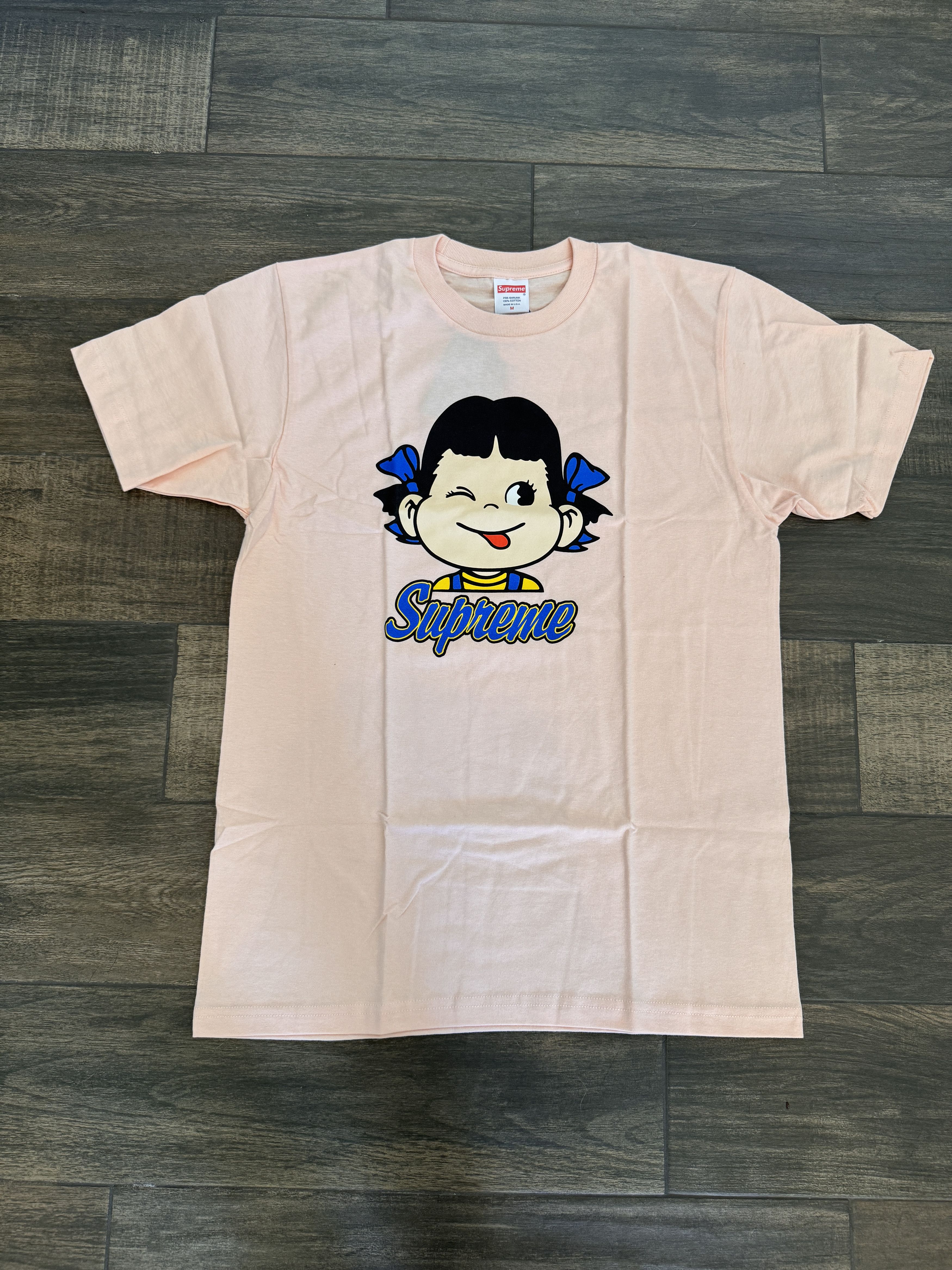 Supreme New Supreme Peko Chan Candy Tee Pink 2015 Size US M / EU 48-50 / 2 - 1 Thumbnail