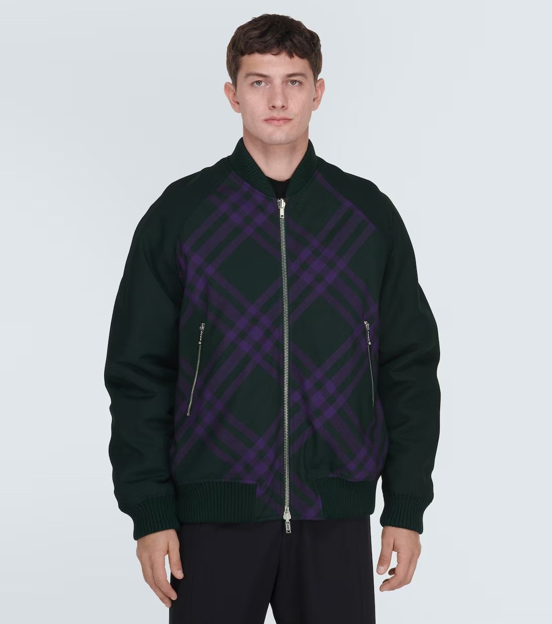 Burberry reversible bomber jacket online