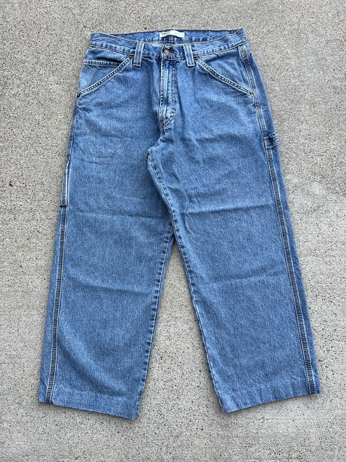 Levi's Vintage Y2K Levis L. Indigo Loose Carpenter Jeans Size 34x30 Size US 34 / EU 50 - 1 Thumbnail