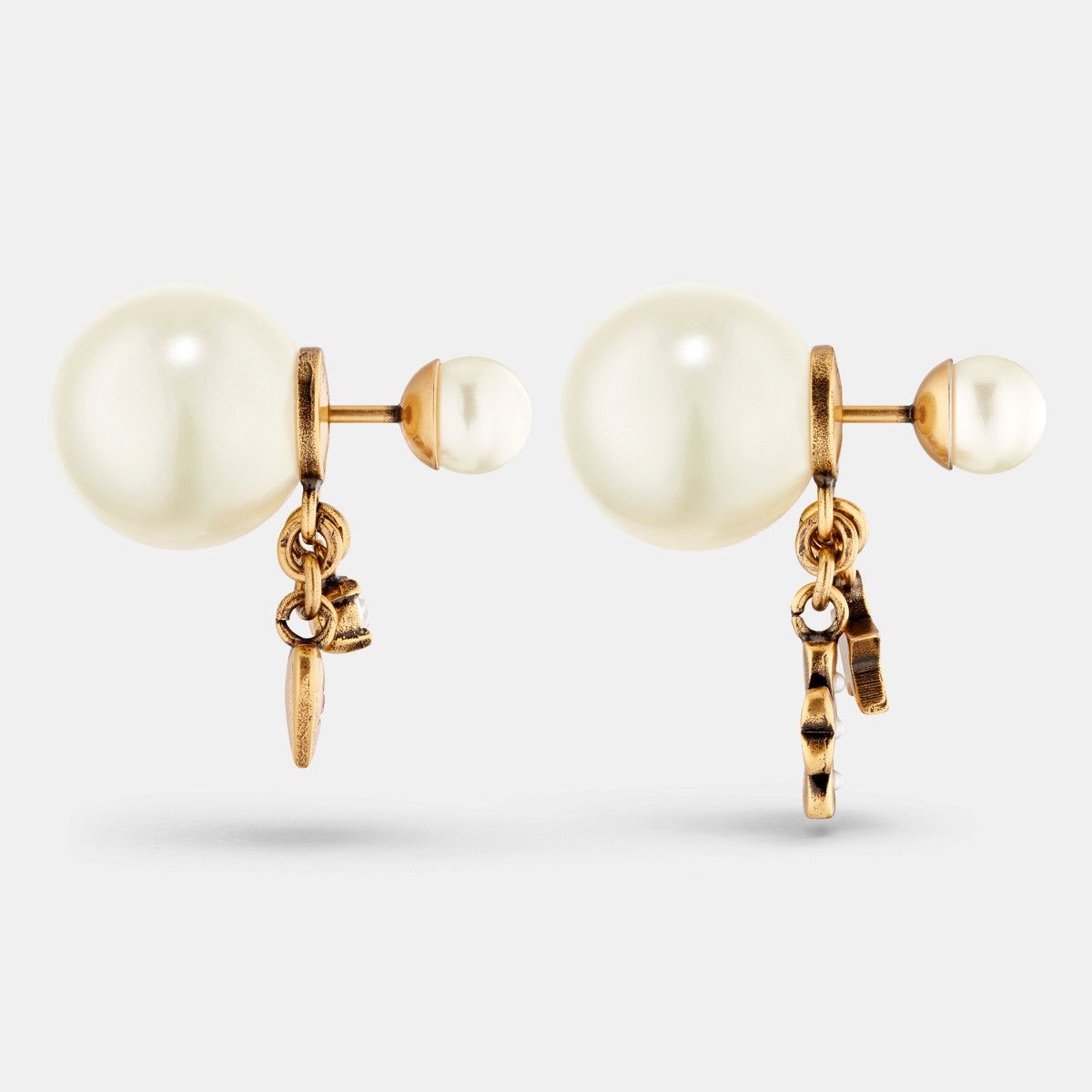 Dior o1bcso1str0126 Size:OS/Tribales Earrings in Golden/White Size ONE SIZE - 2 Thumbnail