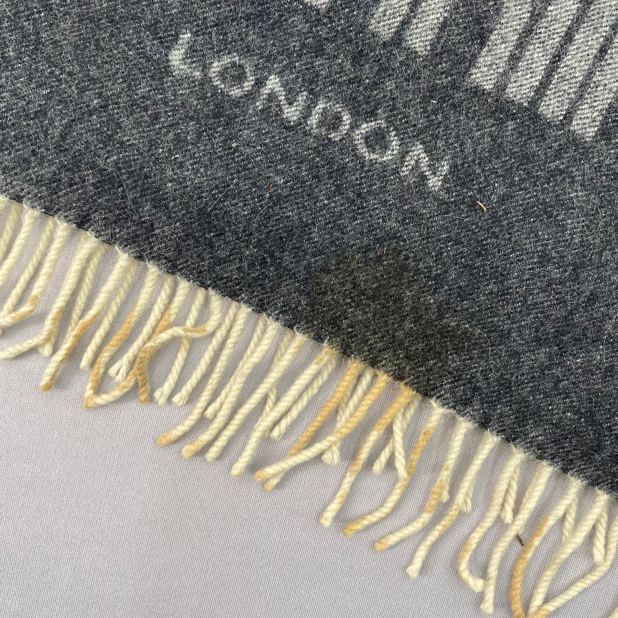 Alfred Dunhill Vintage Alfred Dunhill Scarf Muffler Fringe Scarves Size ONE SIZE - 5 Thumbnail