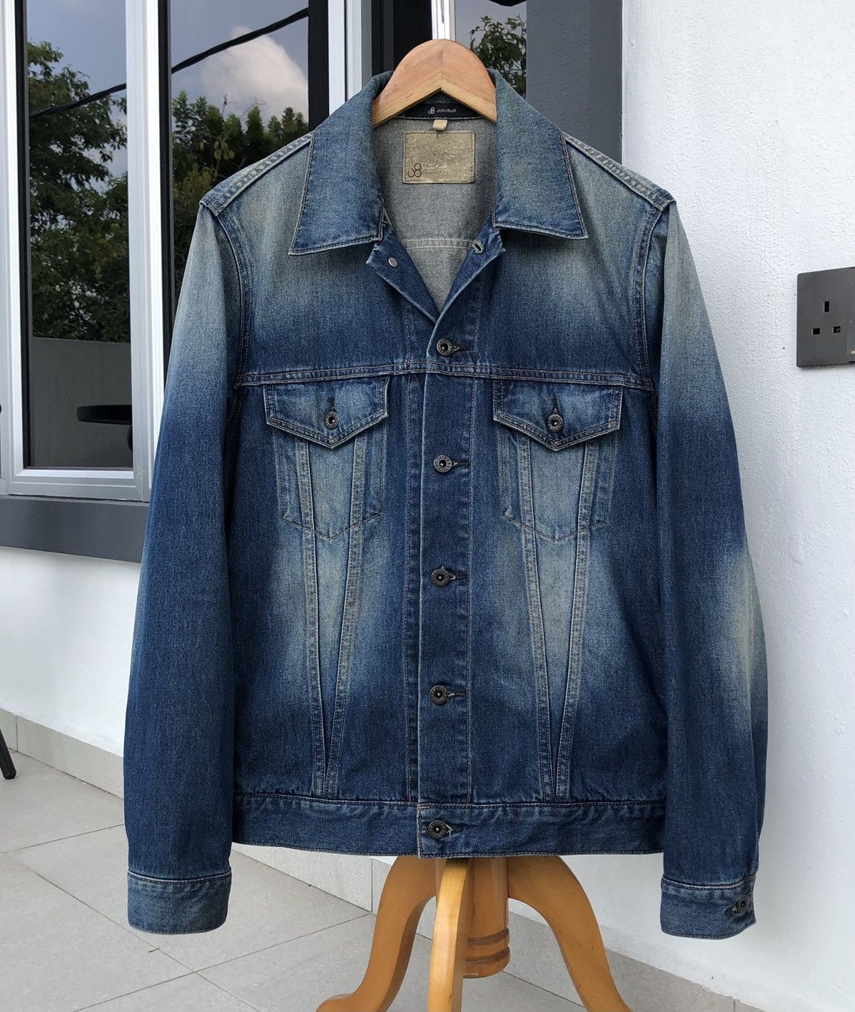 Johnbull Japanese Johnbull Trucker Denim Jacket Size US L / EU 52-54 / 3 - 5 Thumbnail