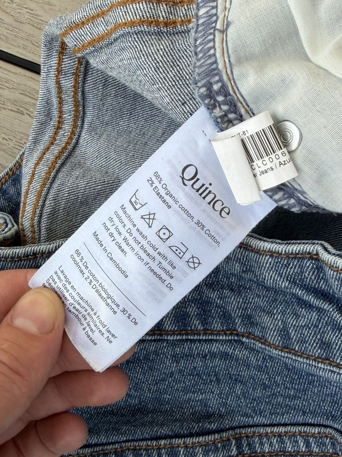 Quince Quince Premium Stretch Denim Jeans Medium Wash Size 34x30 Size US 34 / EU 50 - 5 Thumbnail