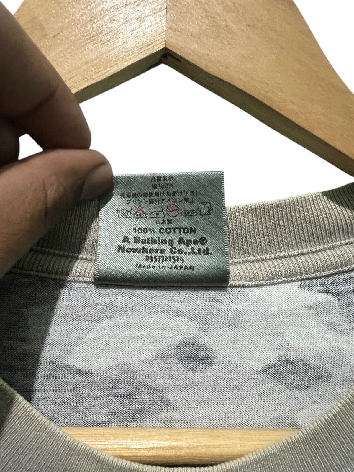 Bape BAPE 1st Camo Gray White T-shirt Size US M / EU 48-50 / 2 - 8 Thumbnail