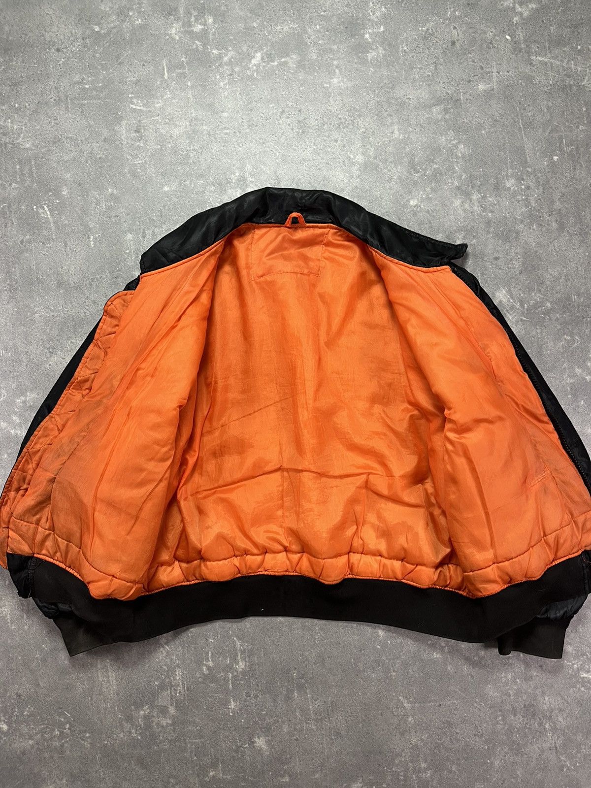 Japanese Brand 90s St. Army Industries Distressed Faded Bomber Jacket XXL Size US XXL / EU 58 / 5 - 15 Thumbnail
