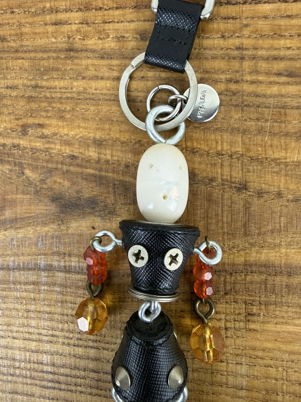 Prada Prada Robot Bag Charm Keychain Key Holder Vintage Size ONE SIZE - 2 Thumbnail