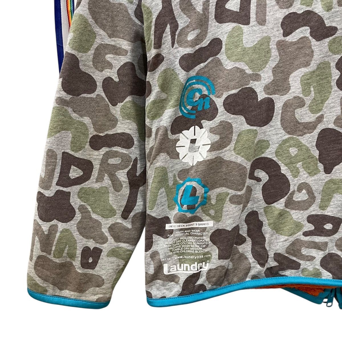 Japanese Brand Vintage Laundry Camouflage Full Zipper Hoodie Jacket Size US M / EU 48-50 / 2 - 11 Thumbnail