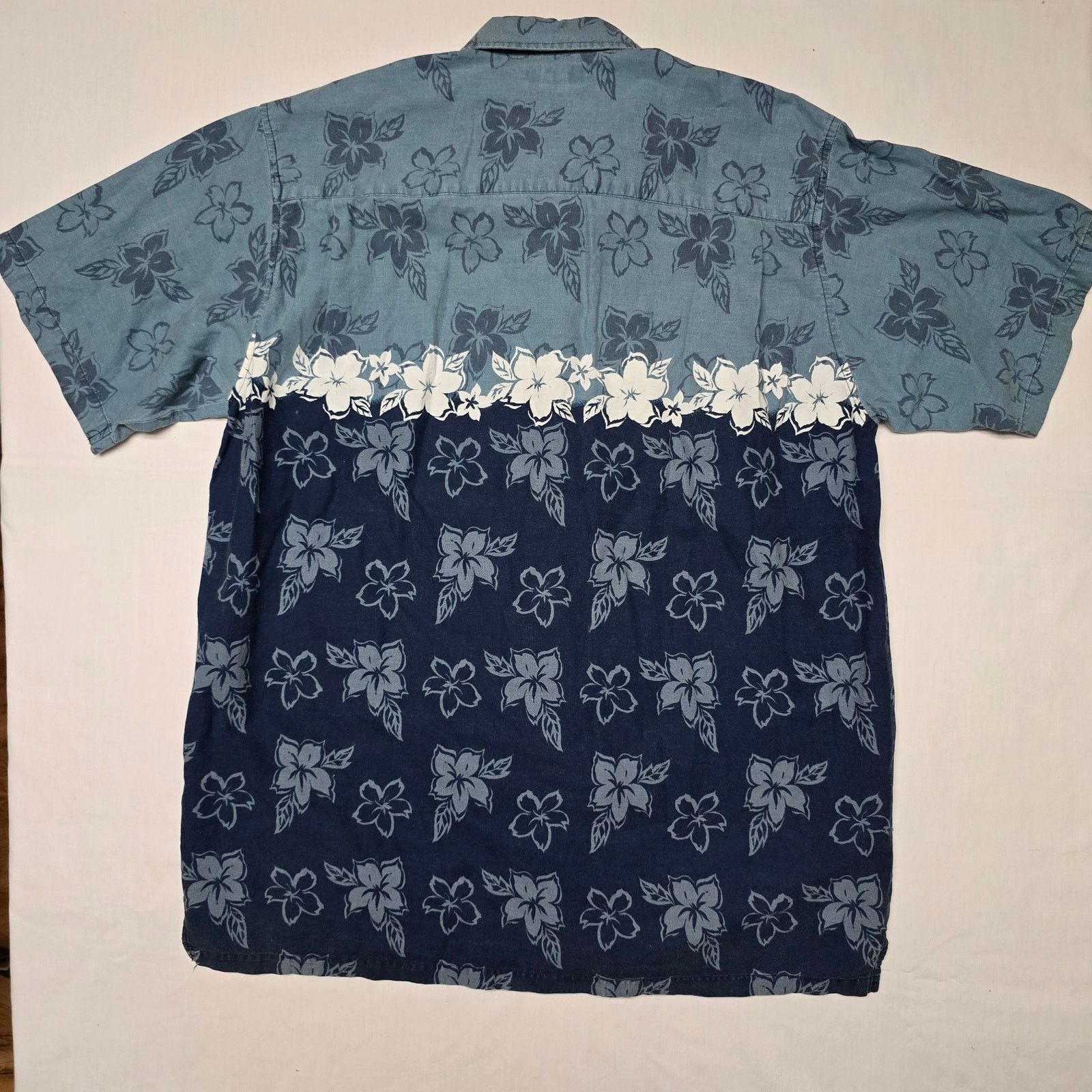 Cherokee × Vintage Floral Hawiian Cherokee XL Flower Tropical Beach Blue Shirt Size US XL / EU 56 / 4 - 6 Thumbnail