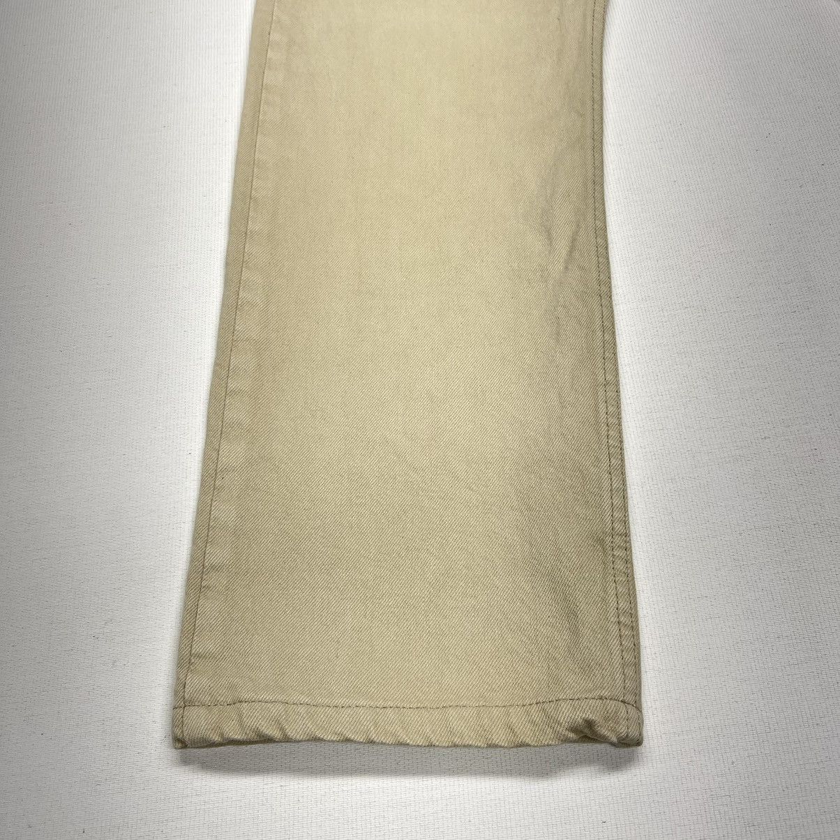 Levi's Levis 505 Jeans Regular Fit Straight Khaki Pants Denim Size US 33 - 3 Thumbnail