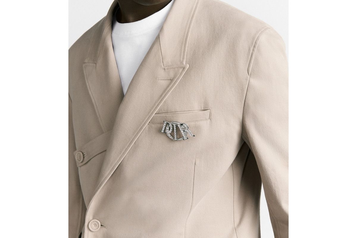 Dior o1bcso1str0326 Oblique Jacket With Buttoned Strap in Beige Size US XL / EU 56 / 4 - 6 Thumbnail