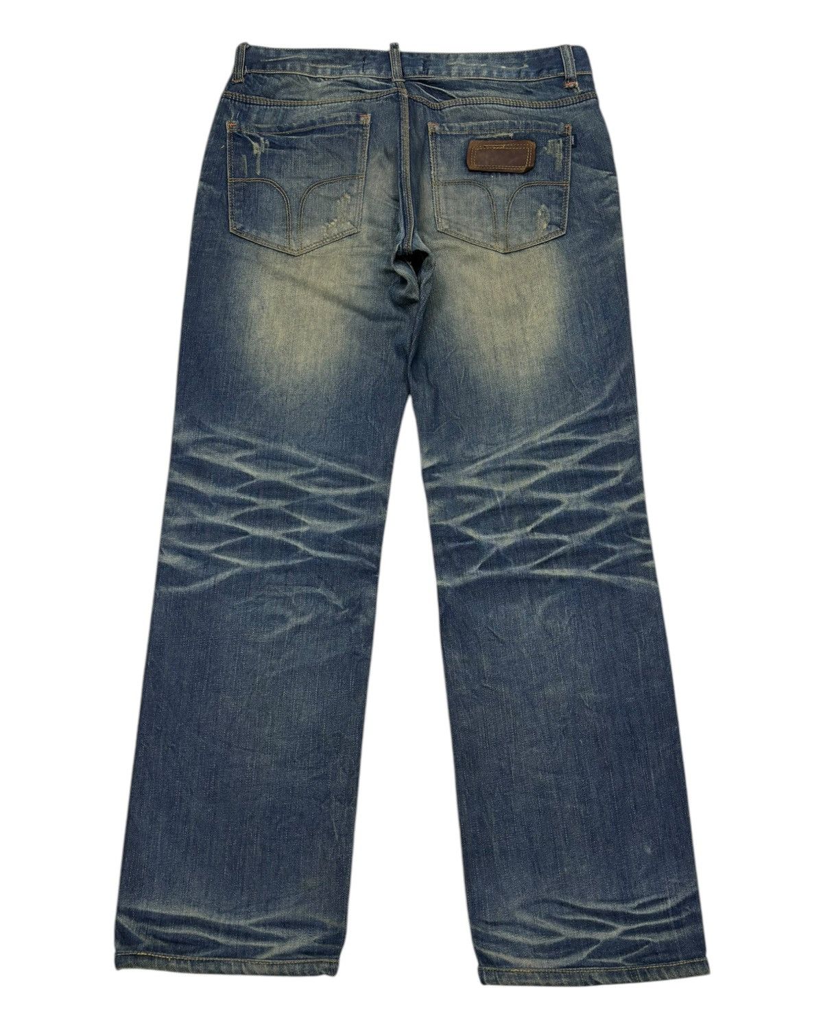 Hysteric Glamour × Junya Watanabe Vintage Clawmark Denim Junya Watanabe Style Lgb Baggy Jeans Size US 32 / EU 48 - 2 Thumbnail